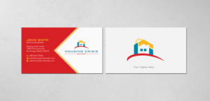 Visitenkarten-Design von chandrayaan.creative für Housing Crisis Center | Design: #17985376
