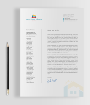 Diseño de Tarjeta de Presentación por chandrayaan.creative para Housing Crisis Center | Diseño: #17992856