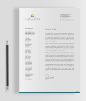 Diseño de Tarjeta de Presentación por chandrayaan.creative para Housing Crisis Center | Diseño: #17992865