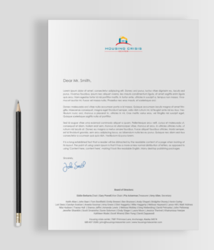 Diseño de Tarjeta de Presentación por chandrayaan.creative para Housing Crisis Center | Diseño: #17992872