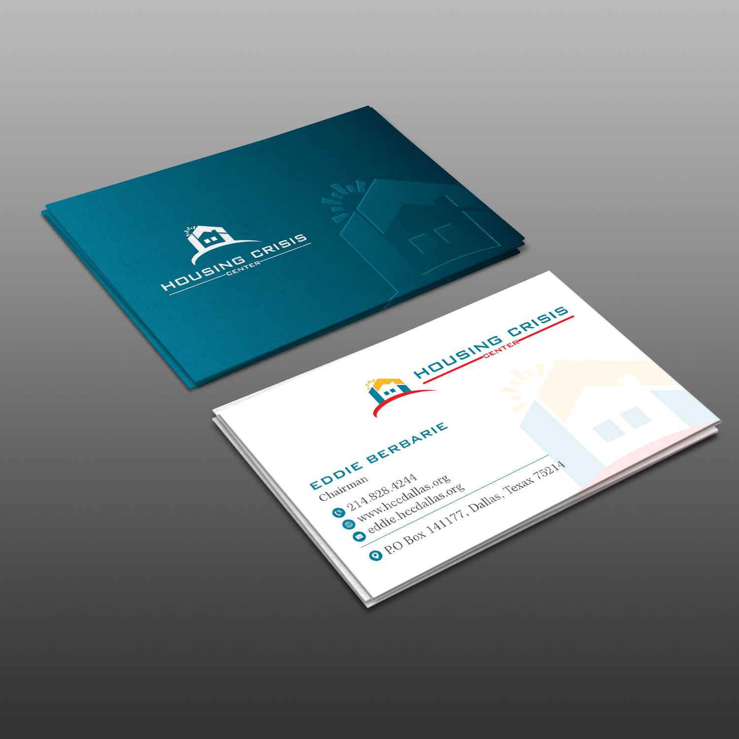 Business Card Design by Creative Jiniya for Housing Crisis Center | Design #17940078