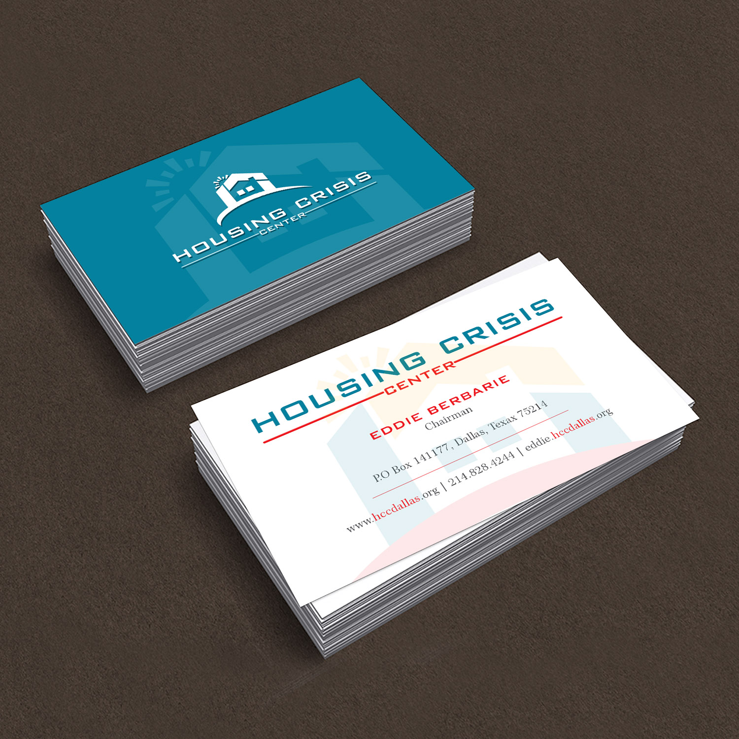 Diseño de Tarjeta de Presentación por Creative Jiniya para Housing Crisis Center | Diseño #17940079