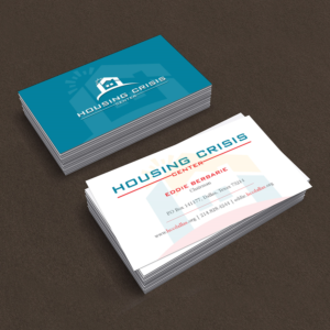 Diseño de Tarjeta de Presentación por Creative Jiniya para Housing Crisis Center | Diseño: #17940079