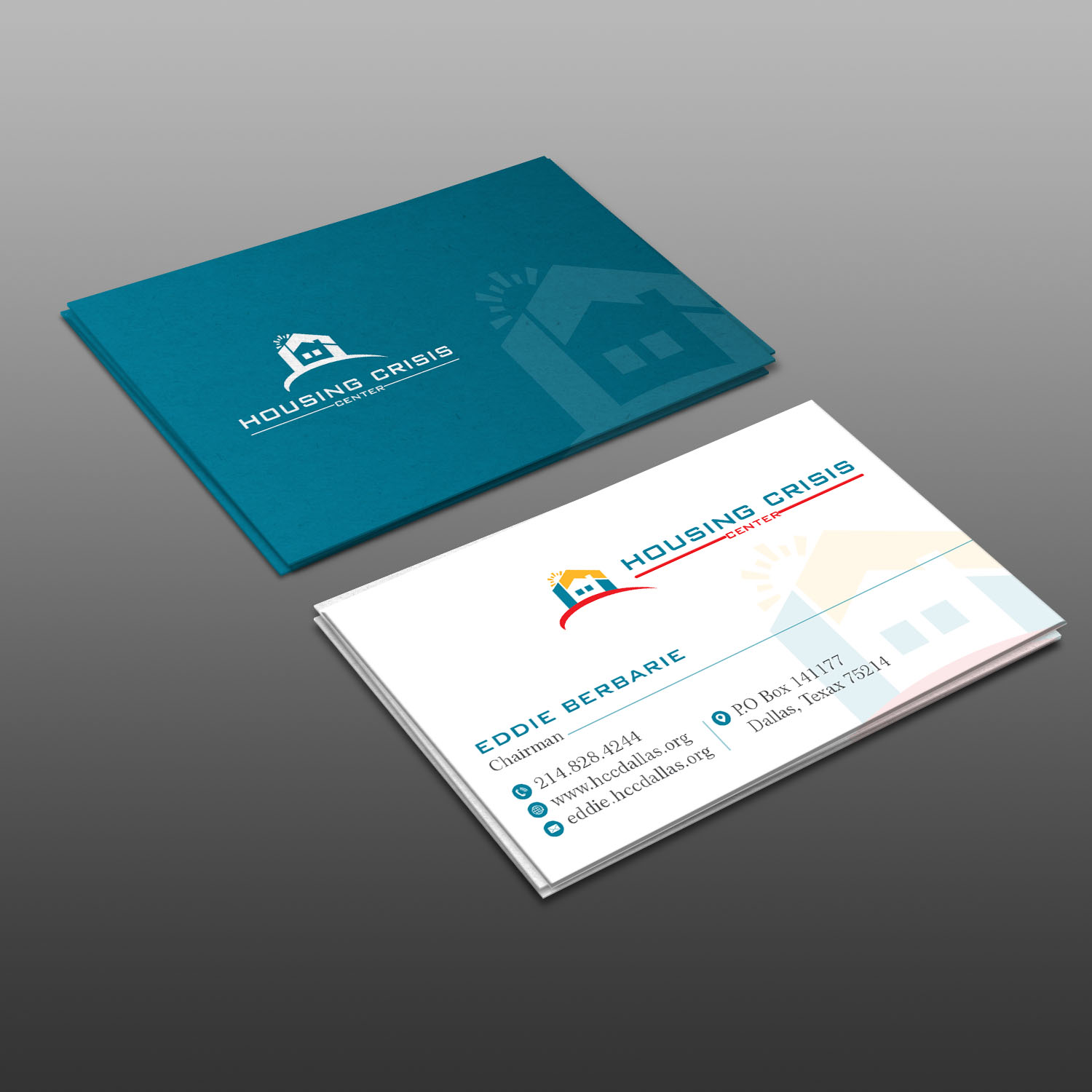 Diseño de Tarjeta de Presentación por Creative Jiniya para Housing Crisis Center | Diseño #17943420