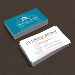 Diseño de Tarjeta de Presentación por Creative Jiniya para Housing Crisis Center | Diseño: #17951442