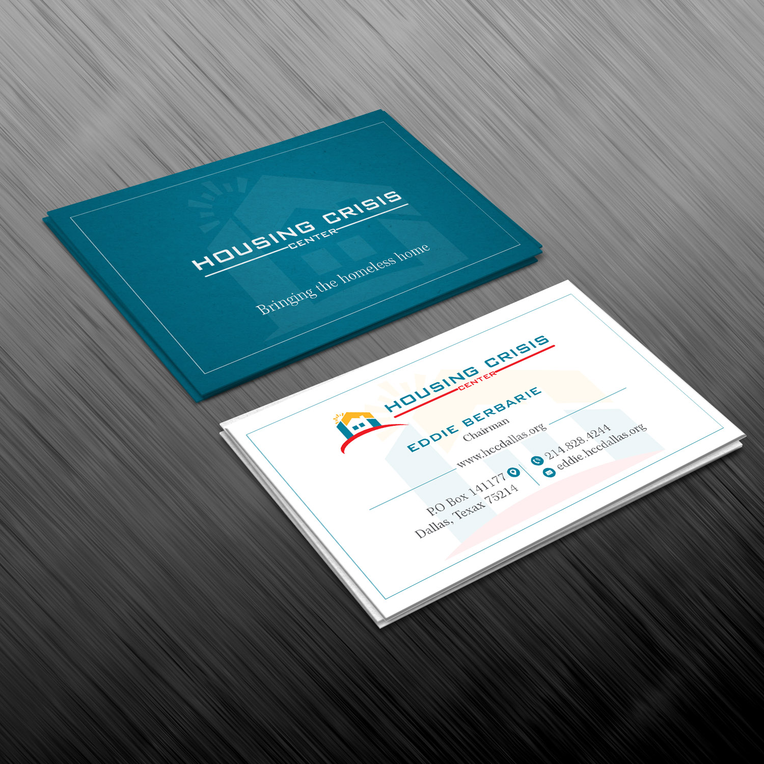 Diseño de Tarjeta de Presentación por Creative Jiniya para Housing Crisis Center | Diseño #17960621