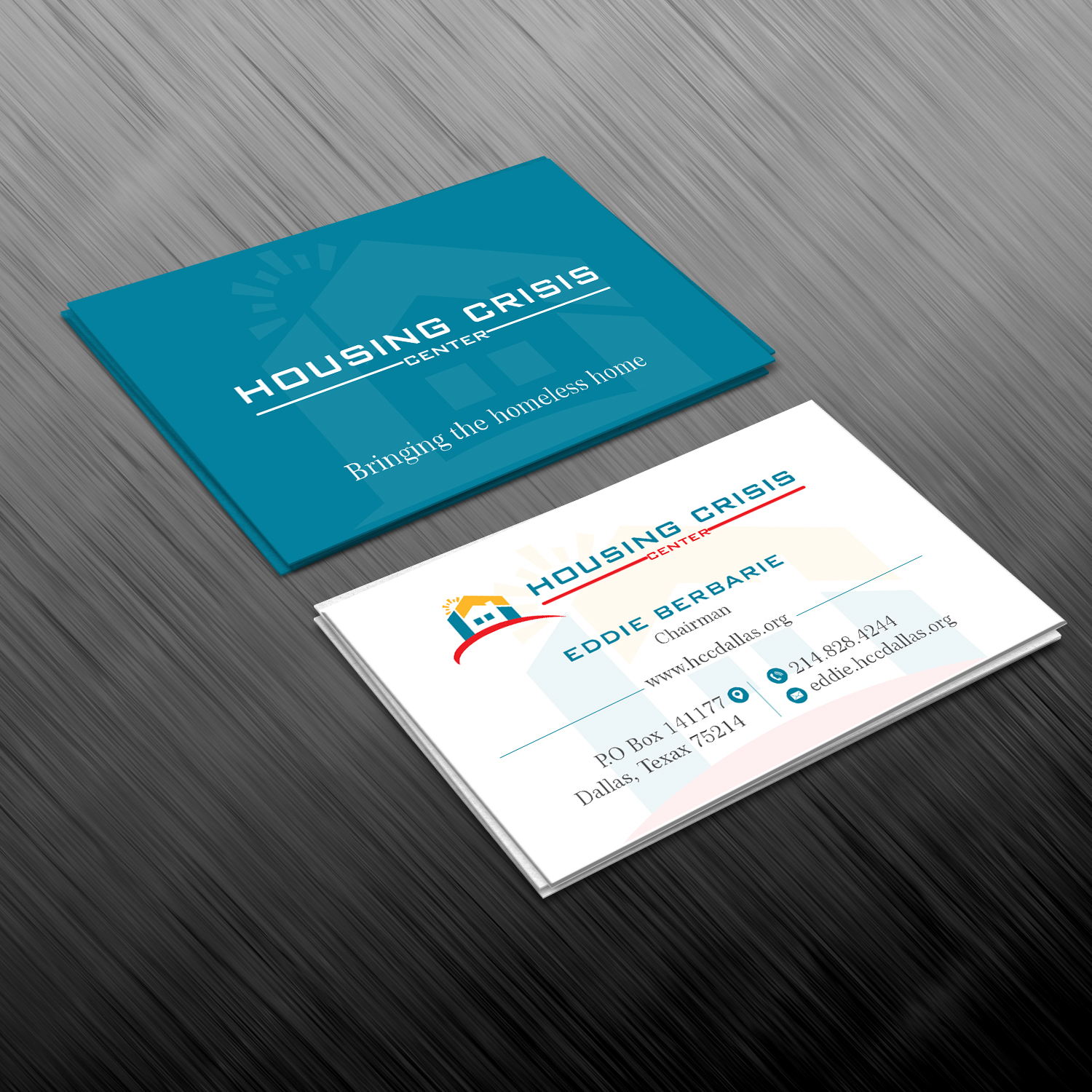 Business Card Design by Creative Jiniya for Housing Crisis Center | Design #17976070