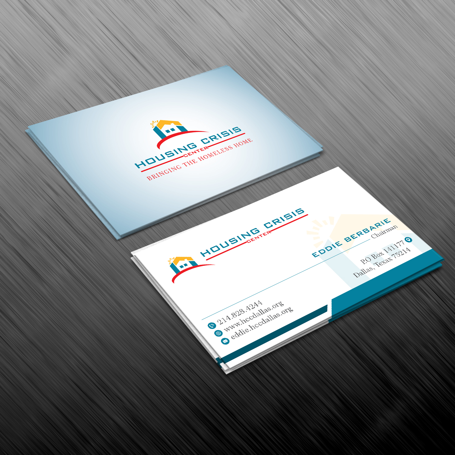 Design de Carte de Visite par Creative Jiniya pour Housing Crisis Center | Design #17976278