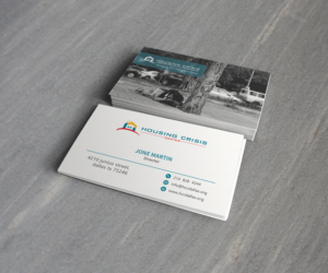 Business Card Design by Muhamad Mousa for Housing Crisis Center | Design #17986363