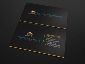 Diseño de Tarjeta de Presentación por Tripti Ranjan Gain para Housing Crisis Center | Diseño: #17952901