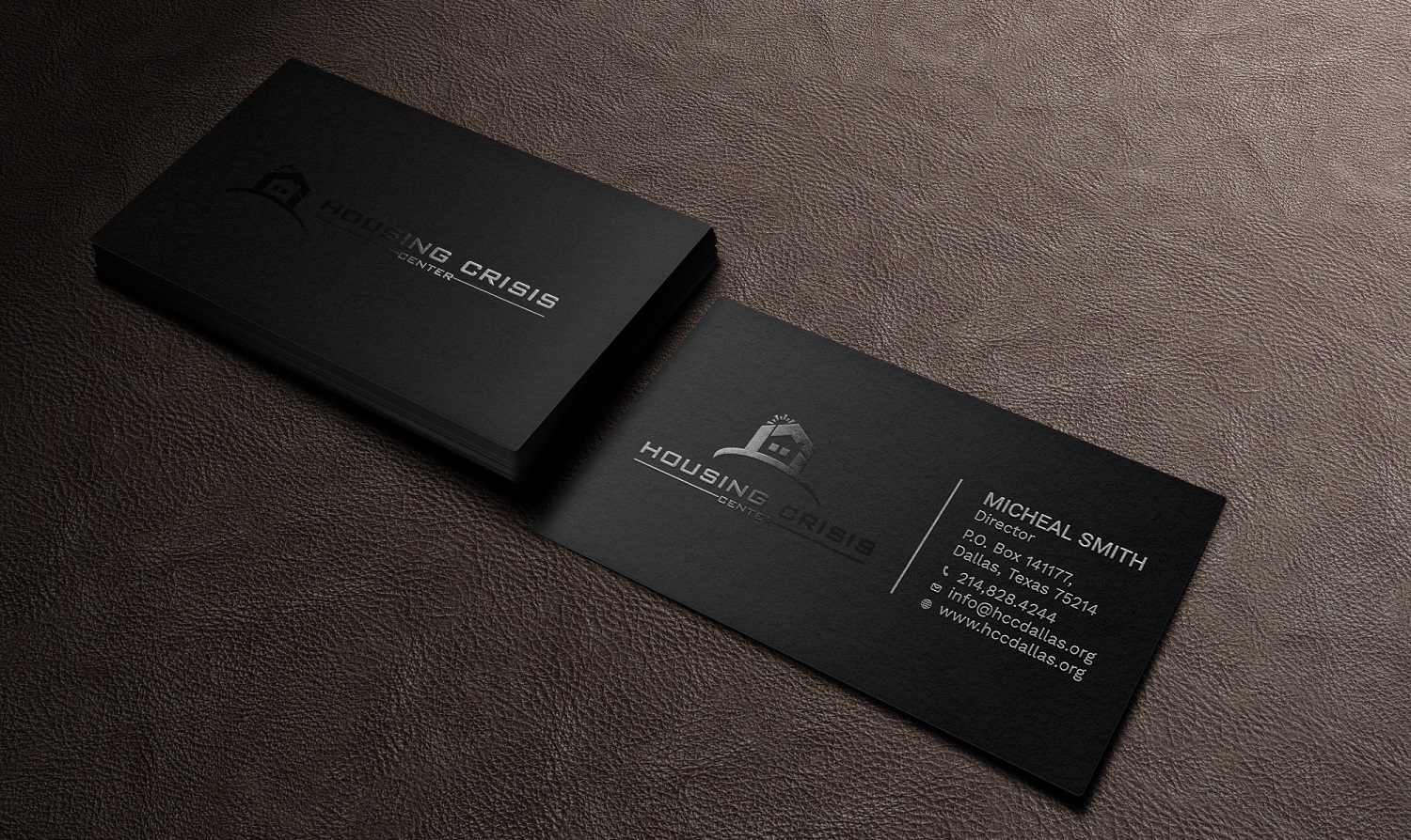 Diseño de Tarjeta de Presentación por Tripti Ranjan Gain para Housing Crisis Center | Diseño #17952950