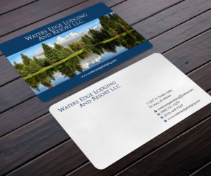 Business Card Design by Designers Hub for Waters Edge Lodging and Resort L.L.C. | Design: #17942625