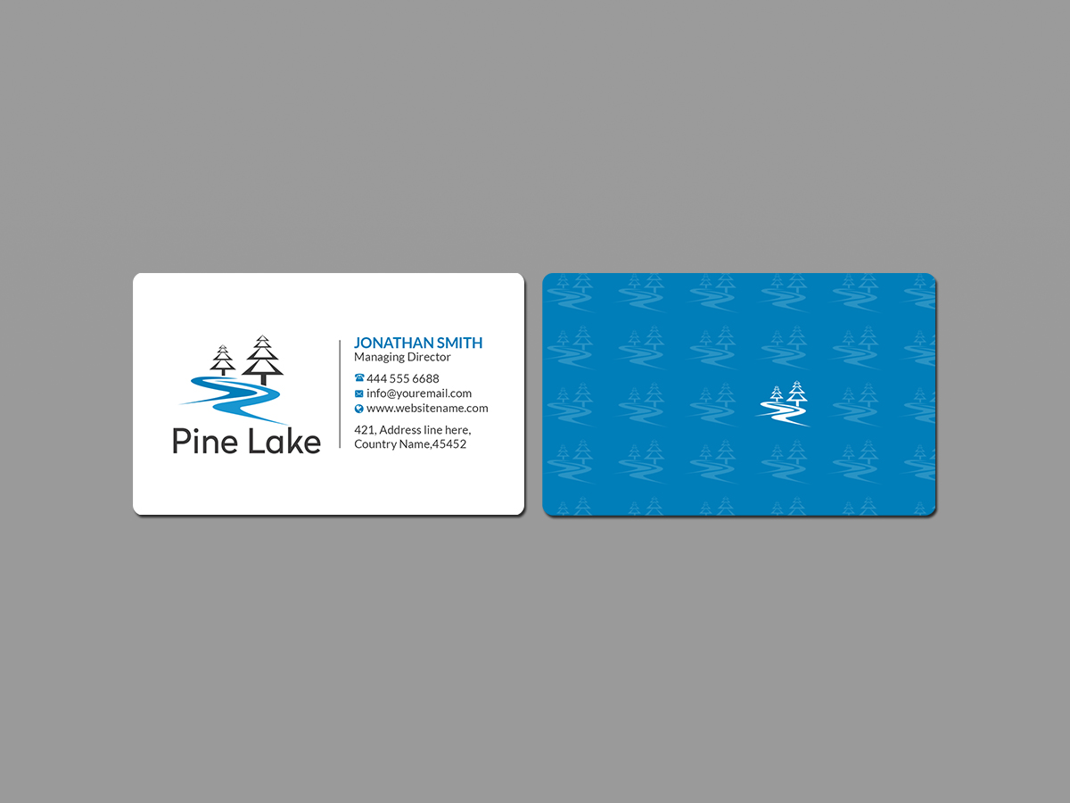 Business Card Design by Creations Box 2015 for Waters Edge Lodging and Resort L.L.C. | Design #17945540