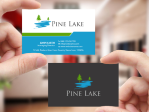 Business Card Design by Creations Box 2015 for Waters Edge Lodging and Resort L.L.C. | Design: #17945542