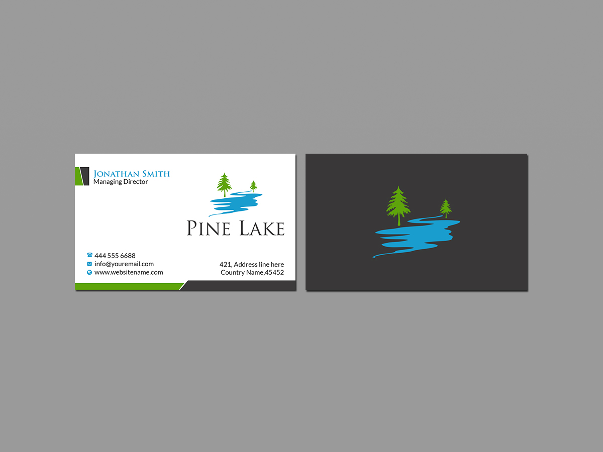 Business Card Design by Creations Box 2015 for Waters Edge Lodging and Resort L.L.C. | Design #17945543