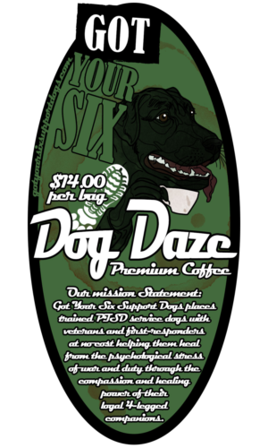 Design Autocollant par Jo pour Got Your Six Support Dogs | Design #17965111