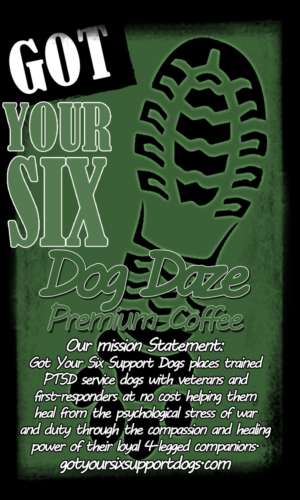 Sticker Design by Jo for Got Your Six Support Dogs | Design: #17965161