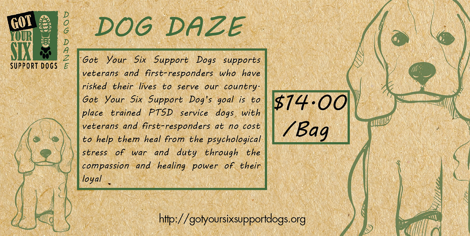 Sticker Design by PhuongBui92 for Got Your Six Support Dogs | Design #17947123