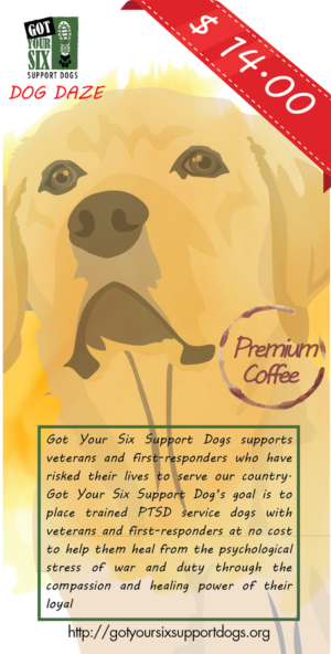 Sticker Design by PhuongBui92 for Got Your Six Support Dogs | Design: #17977759