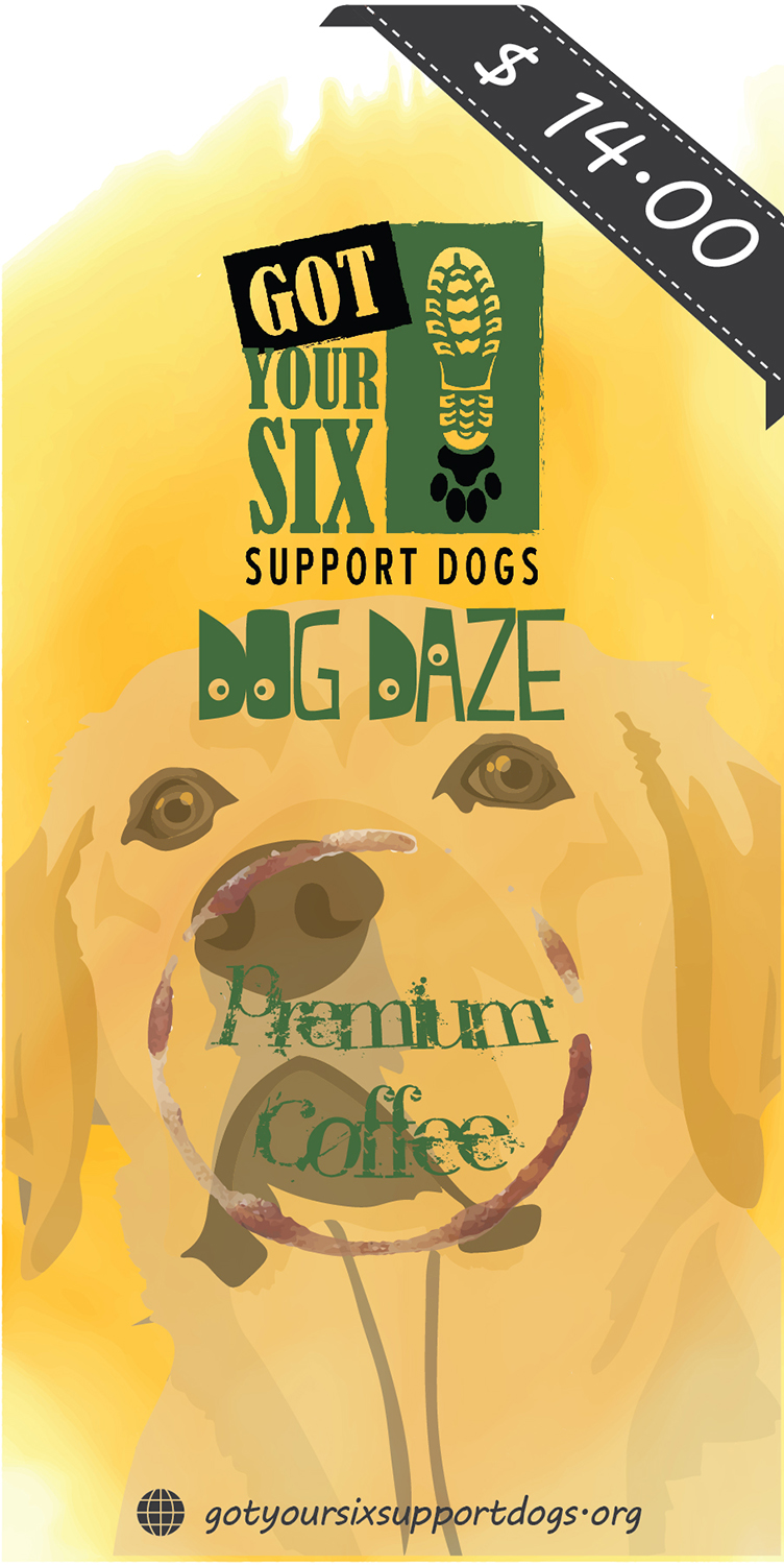Sticker Design by PhuongBui92 for Got Your Six Support Dogs | Design #17988222