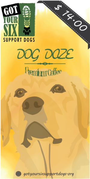 Diseño de Sticker por PhuongBui92 para Got Your Six Support Dogs | Diseño #18044368