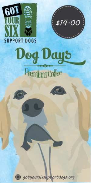 Sticker Design by PhuongBui92 for Got Your Six Support Dogs | Design: #18082387