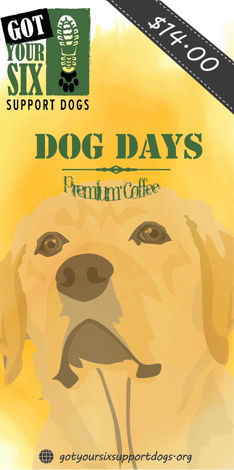 Sticker Design by PhuongBui92 for Got Your Six Support Dogs | Design #18107268