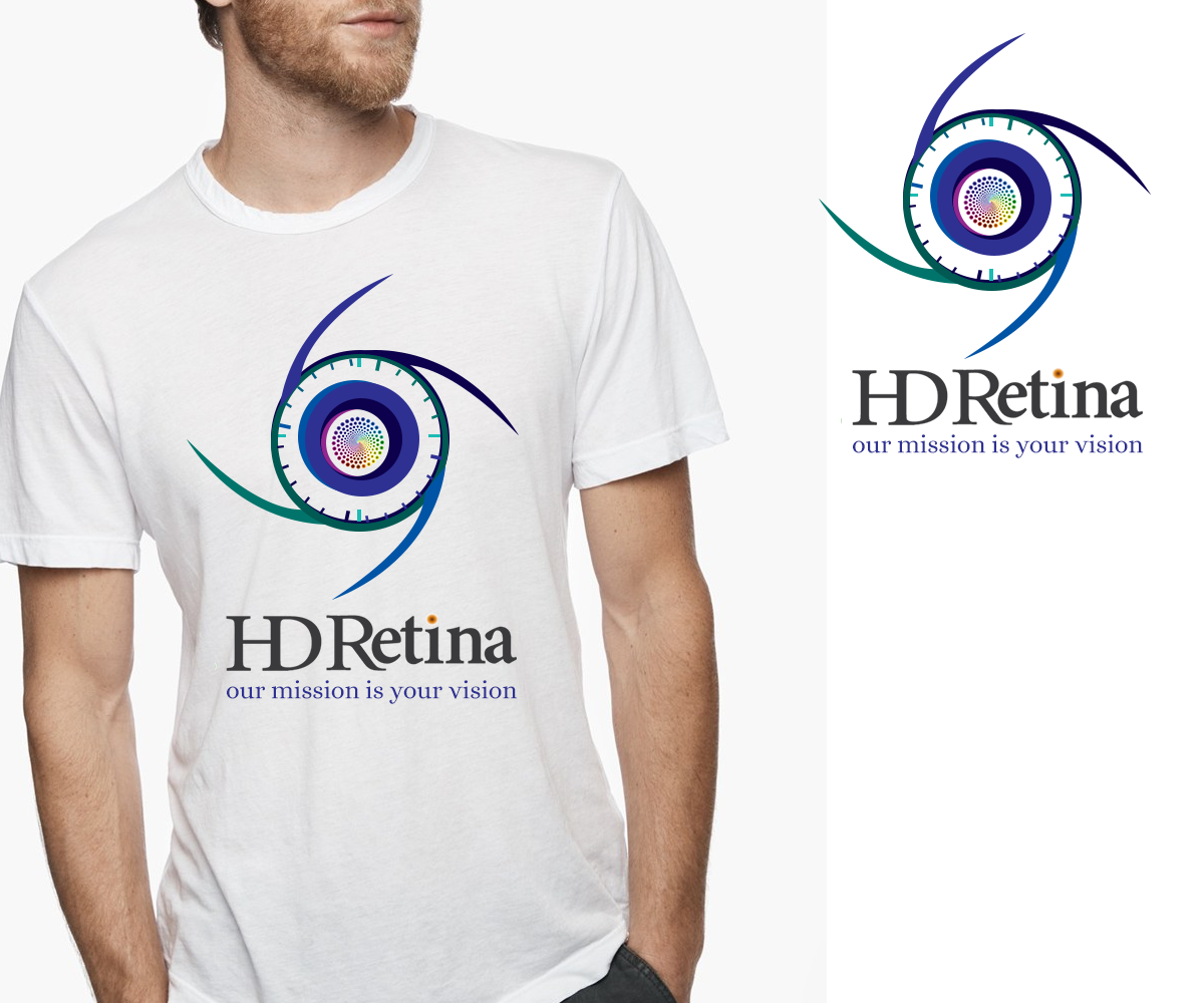 T-shirt Design by Art Girl for HD Retina Eye Center | Design #18060619