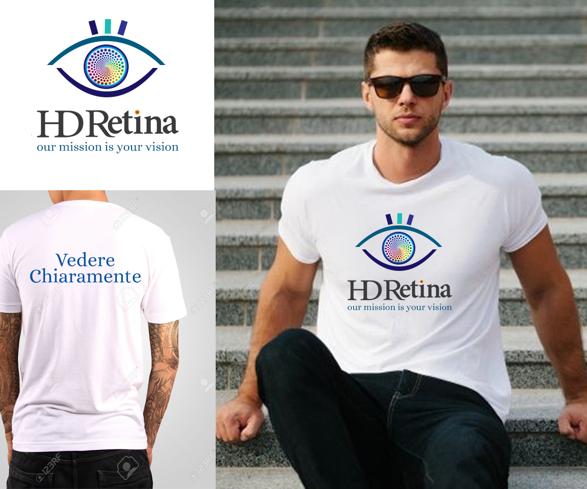 T-shirt Design by Art Girl for HD Retina Eye Center | Design #18080914