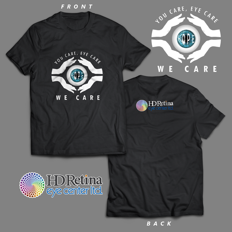 T-shirt Design by JesuLi for HD Retina Eye Center | Design #18033230