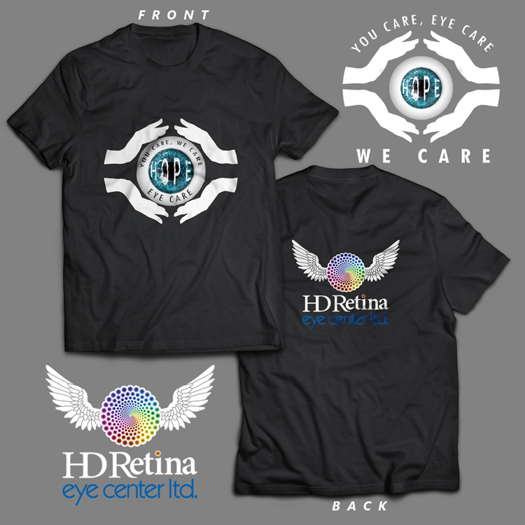T-shirt Design by JesuLi for HD Retina Eye Center | Design #18110290