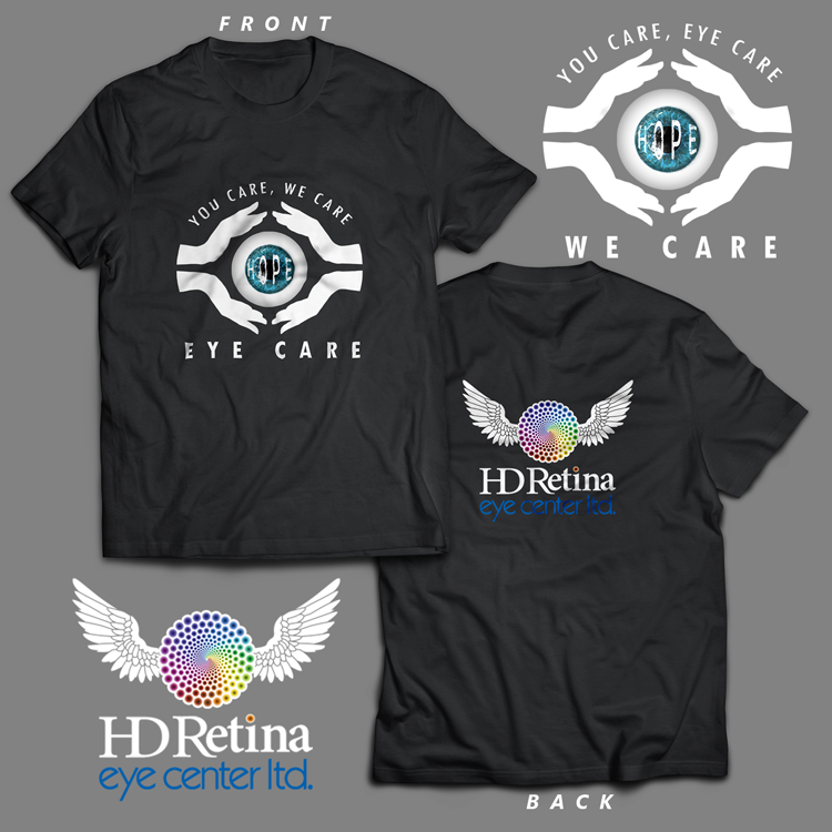 T-shirt Design by JesuLi for HD Retina Eye Center | Design #18110324