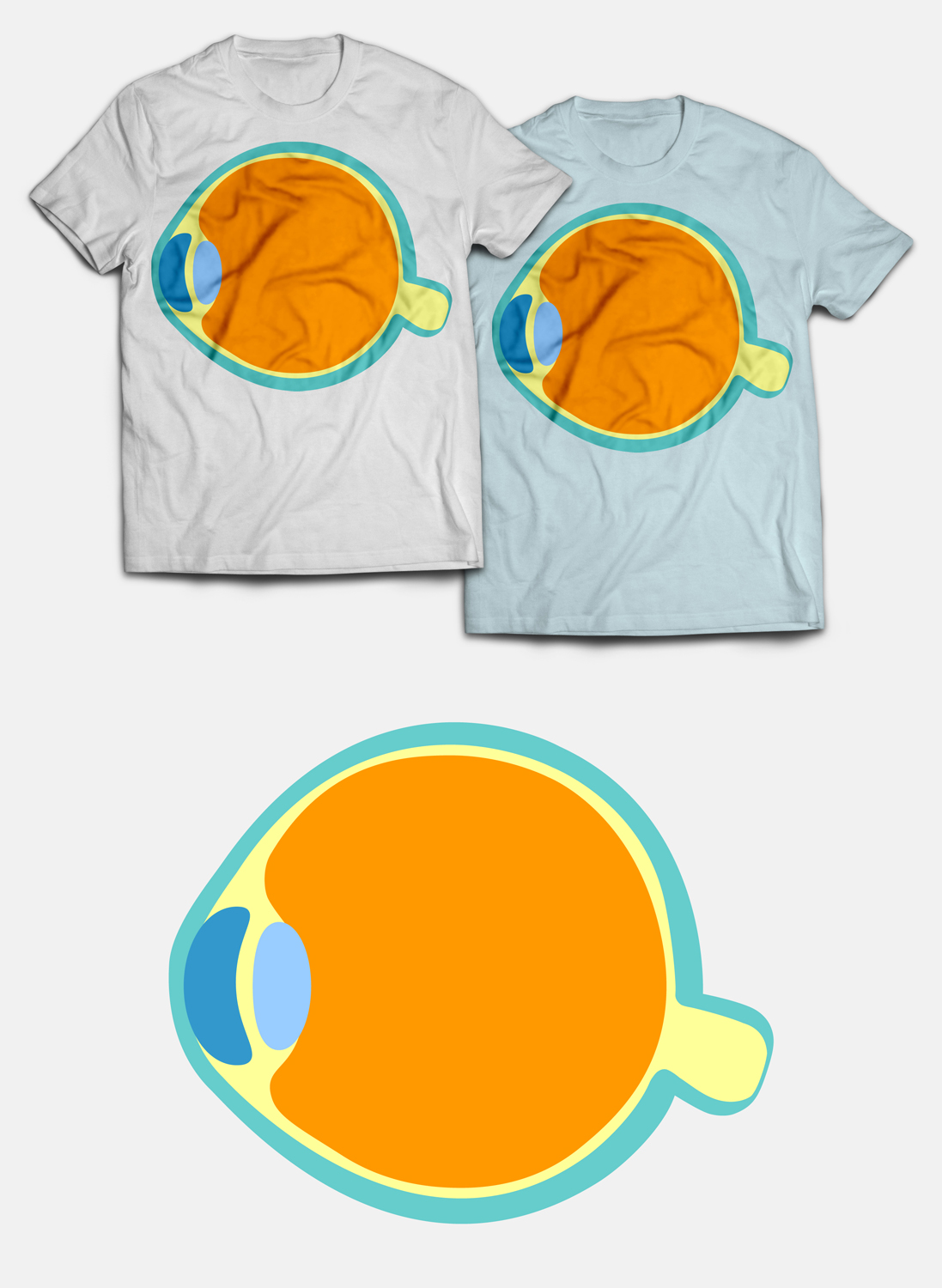T-shirt Design by Vitamin for HD Retina Eye Center | Design #17993854