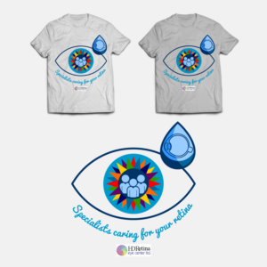 T-shirt Design by Vitamin for HD Retina Eye Center | Design: #18069118