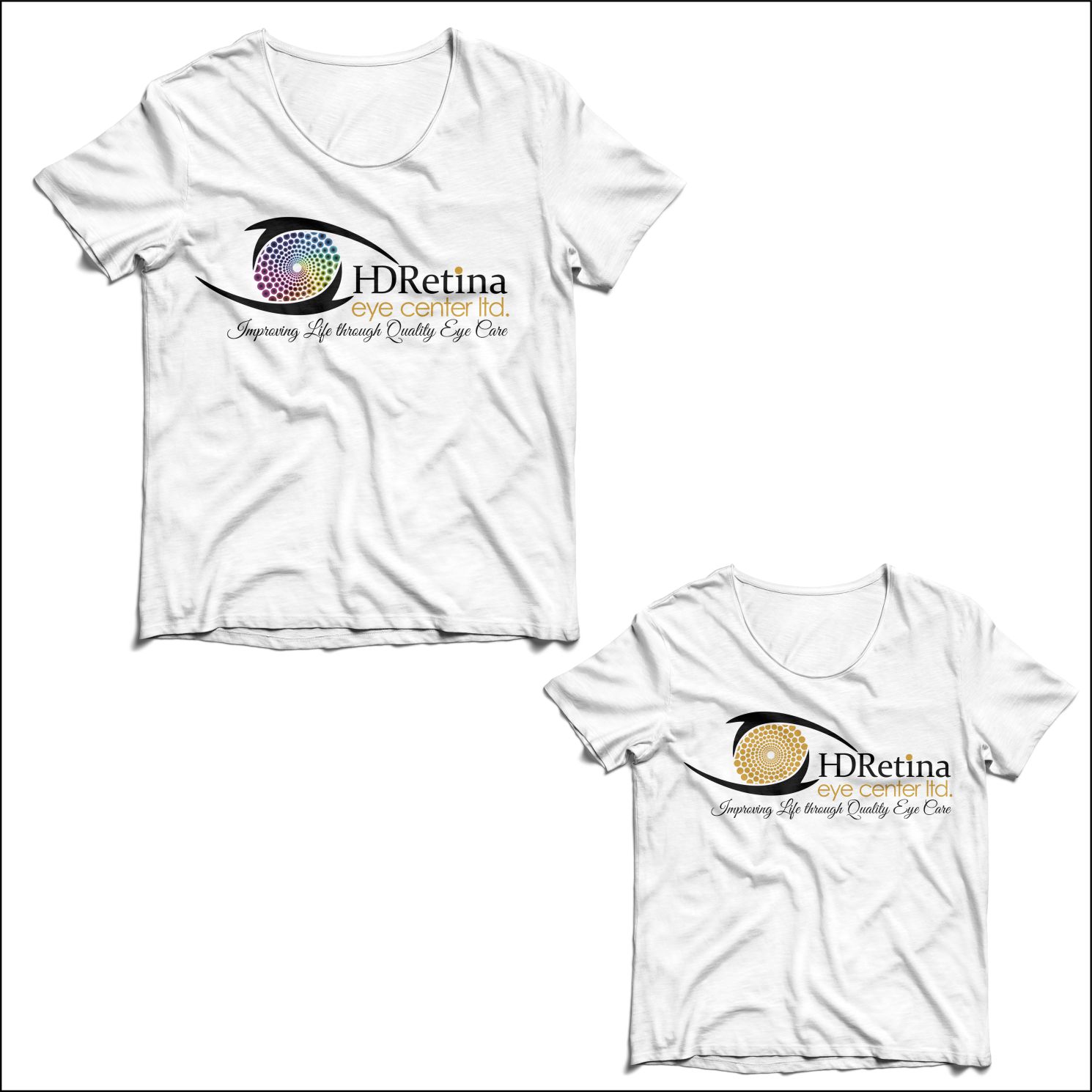 T-shirt Design by deevillacarlos for HD Retina Eye Center | Design #18033320