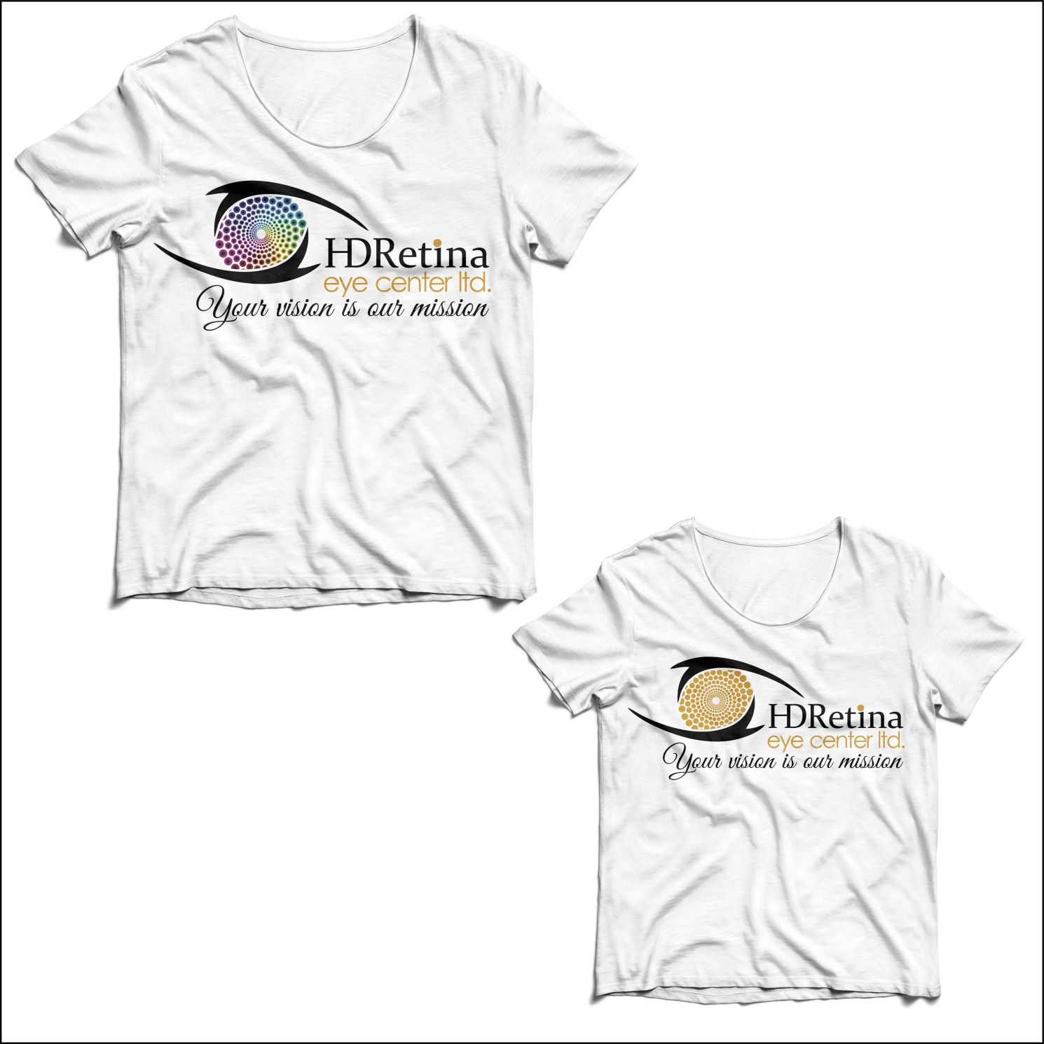 T-shirt Design by deevillacarlos for HD Retina Eye Center | Design #18033528