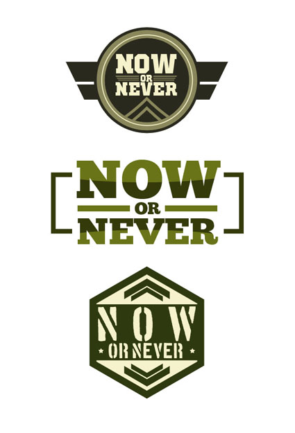 Logo Design by Club Flyer Studios for Now or Never Inc | Design #17968915