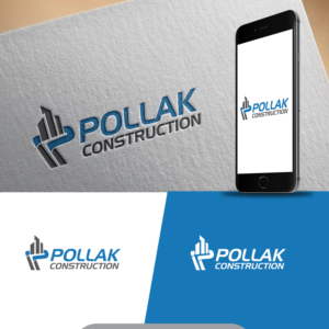 Pollak Construction, LLC   or   Pollak Construction | Logo Design by cracuz09
