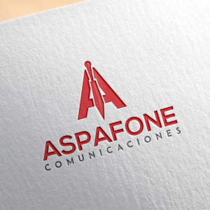  Aspafone (and below, with a smaller font Communications) | Design de Logo par SteffySummer