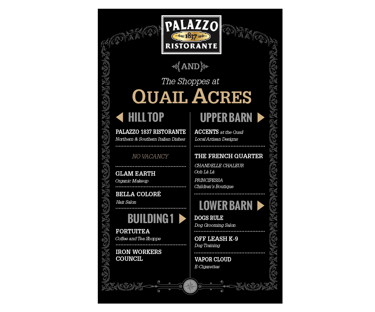 Signage Design by Thomas DeHart for this project | Design #4805467
