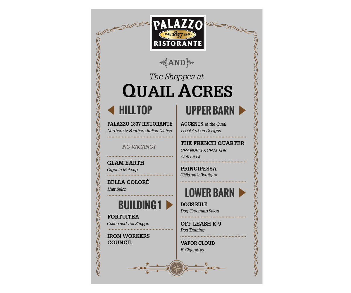 Signage Design by Thomas DeHart for this project | Design #4810132