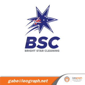 Bright Star Cleaning | Logo Design by All American Designs