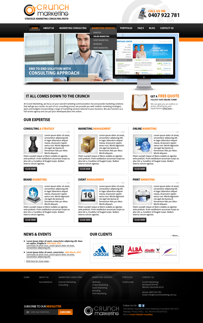 Web Design by James for White Chalk Road  | Design #669171