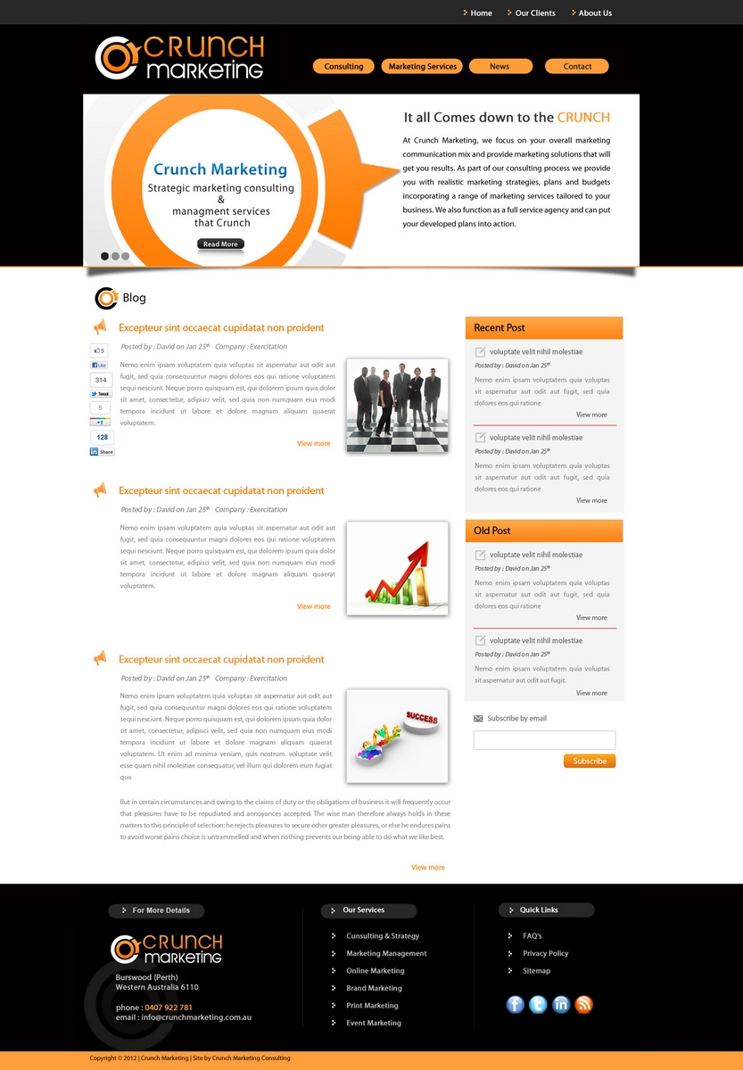 Web Design by pb for White Chalk Road  | Design #679819