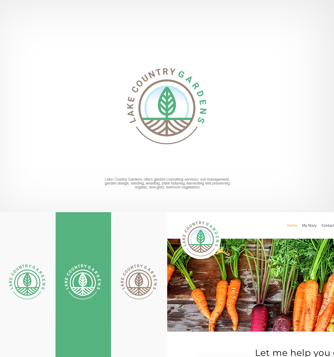 Logo Design by Felipe Moura for Lake Country Gardens | Design #18042813