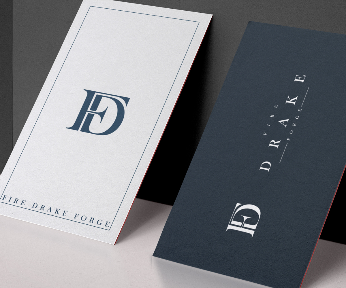 Logo Design by ChicD for Fire Drake Forge | Design #18515314