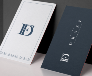 Logo Design by ChicD for Fire Drake Forge | Design: #18515314