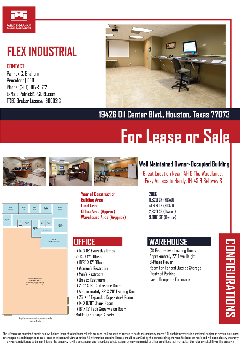 Flyer Design by Santanu Sarkar for Patrick Graham Commercial Real Estate | Design #17959160