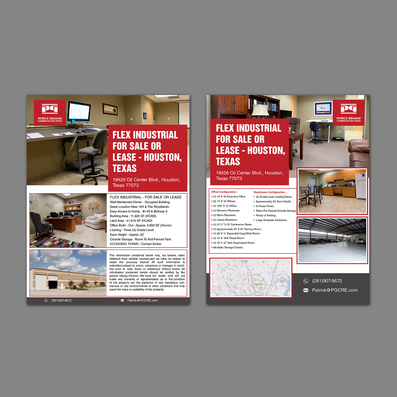 Flyer Design by Schöpfer for Patrick Graham Commercial Real Estate | Design #17973978