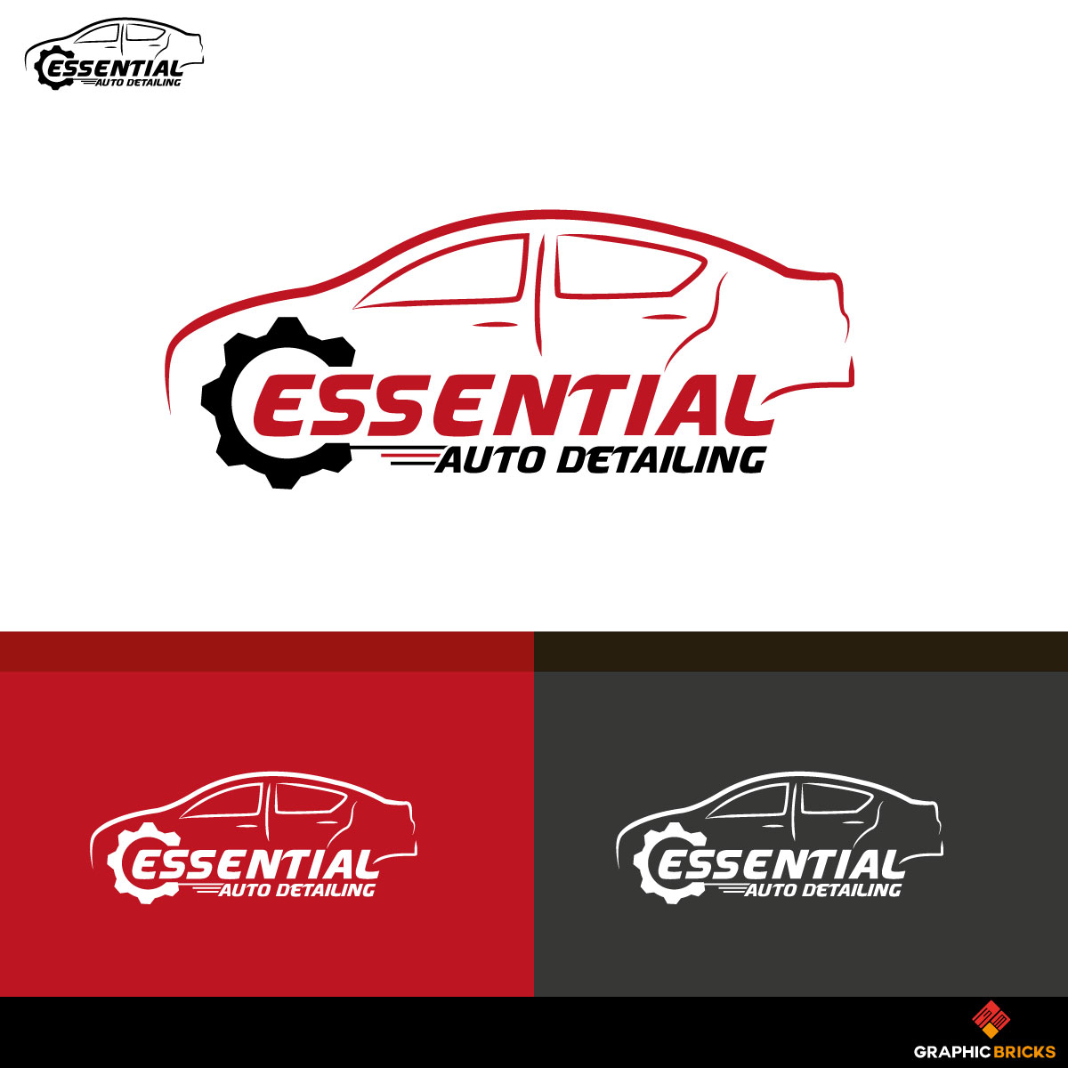 Logo Design by Graphic Bricks for Essential Auto Detailing | Design #17983682